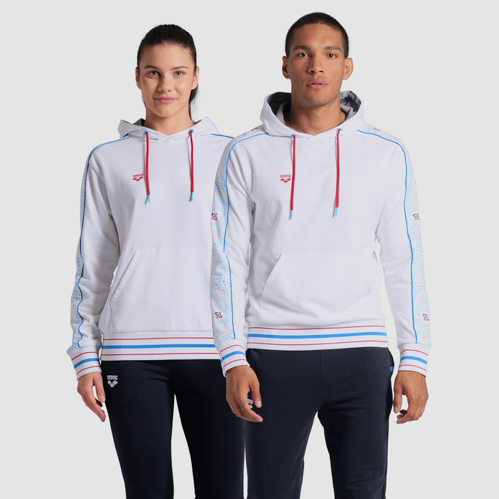 Arena Arena Fireflow Hooded Sweat Inserts Kapuzenpullover in WEISS