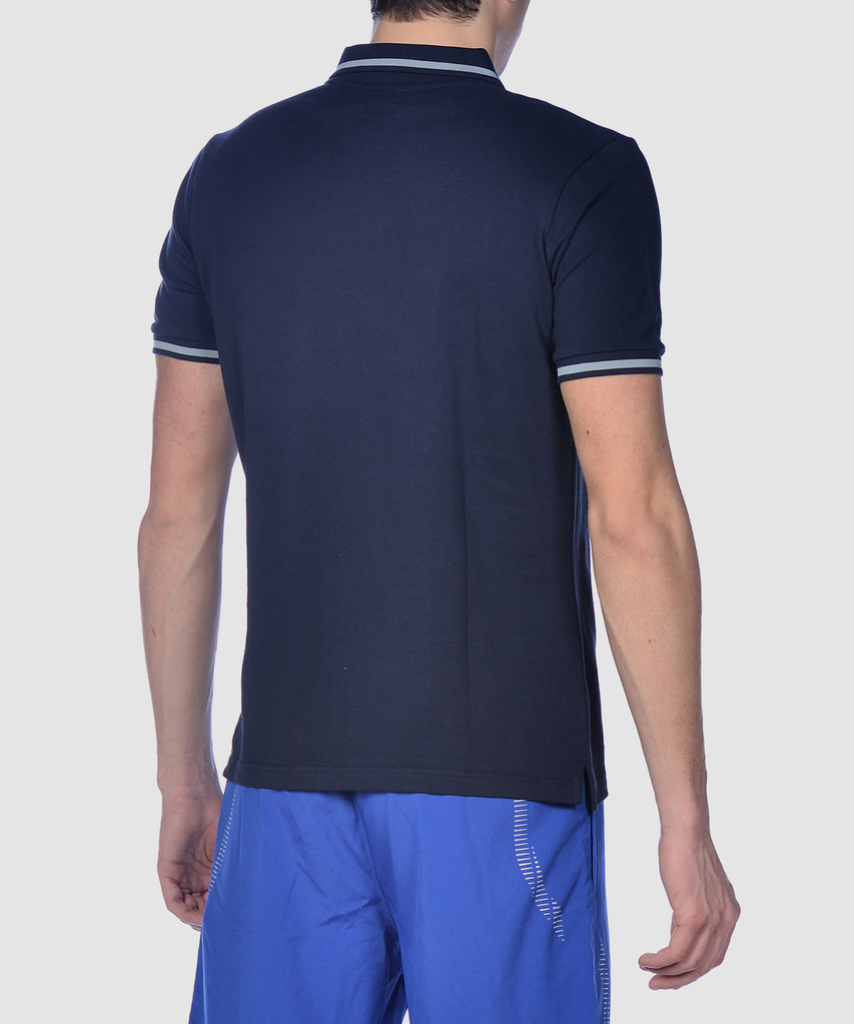 Tl S/S Polo navy model_bild_back_brandshop