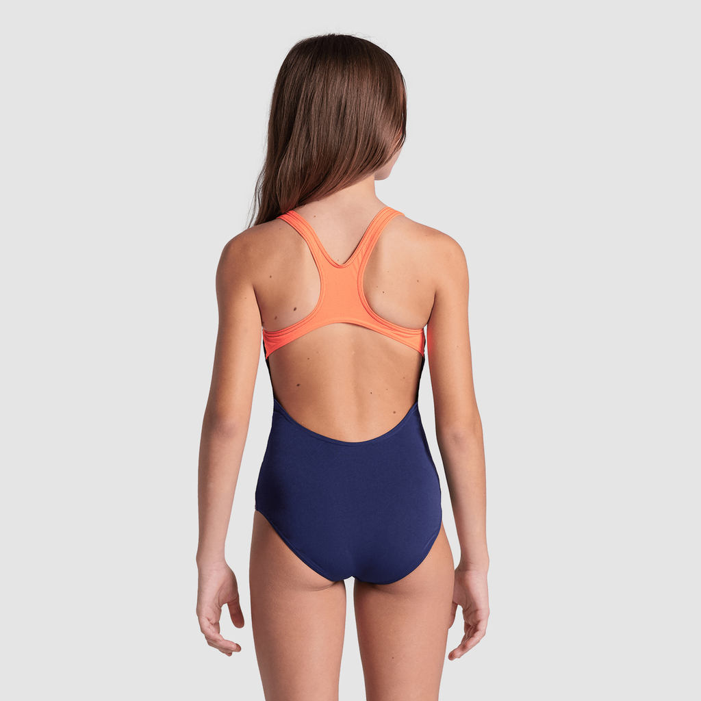 G Arena Reflecting Swimsuit Swim Pro Back Badeanzug navy/bright coral rueckseite_bild_brandshop