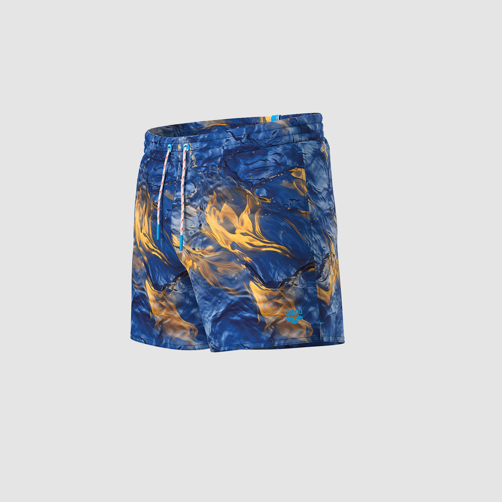 Arena M Beach Short Allover Beach Short in BLAU