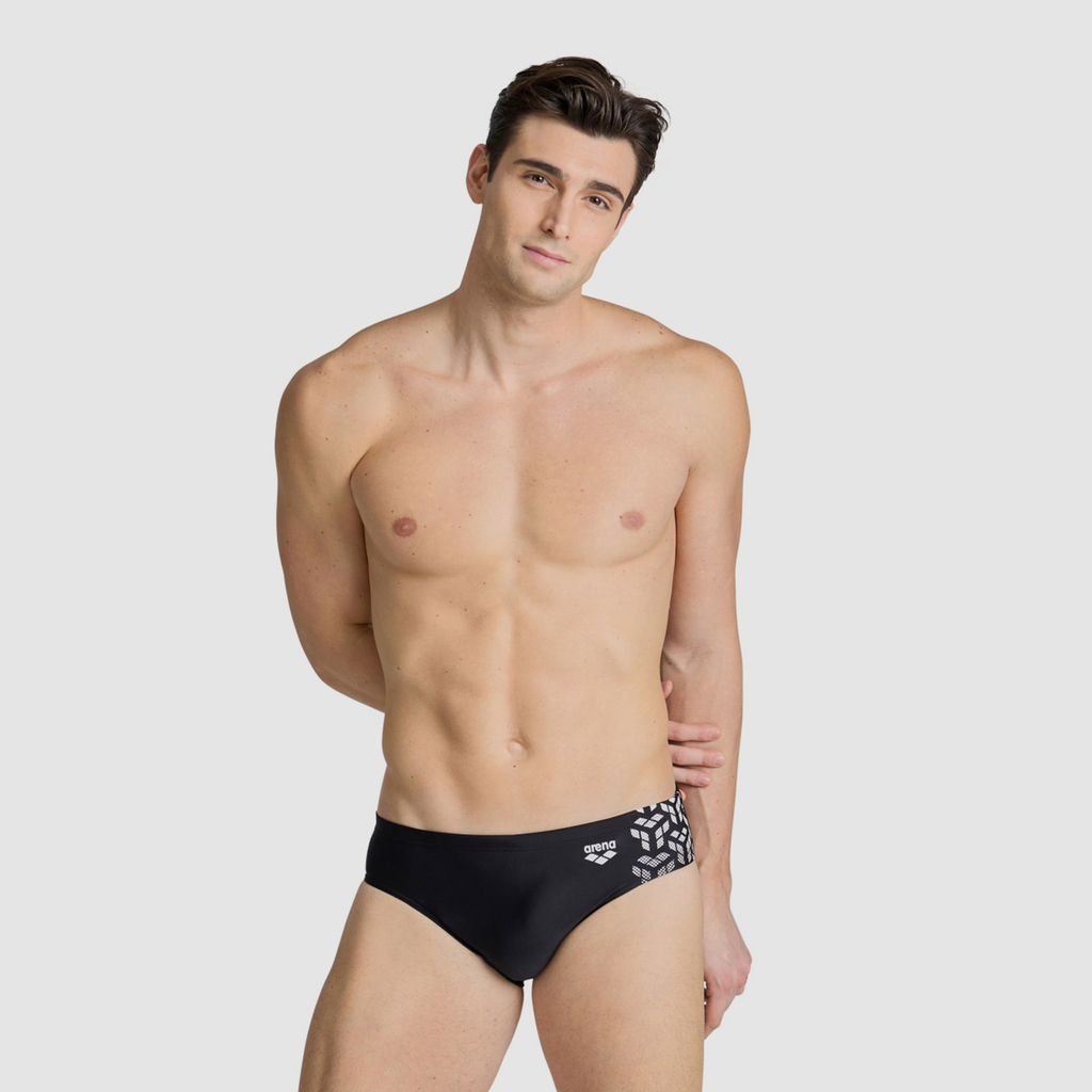 Arena Kikko V Swim Briefs Swim Slip black/white Hauptbild_brandshop