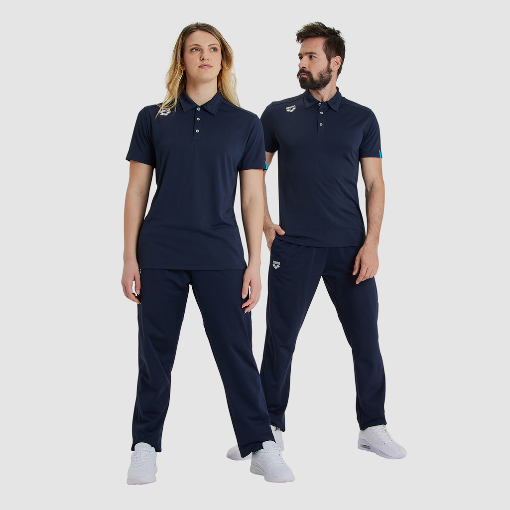 Arena Team Poloshirt Solid in BLAU