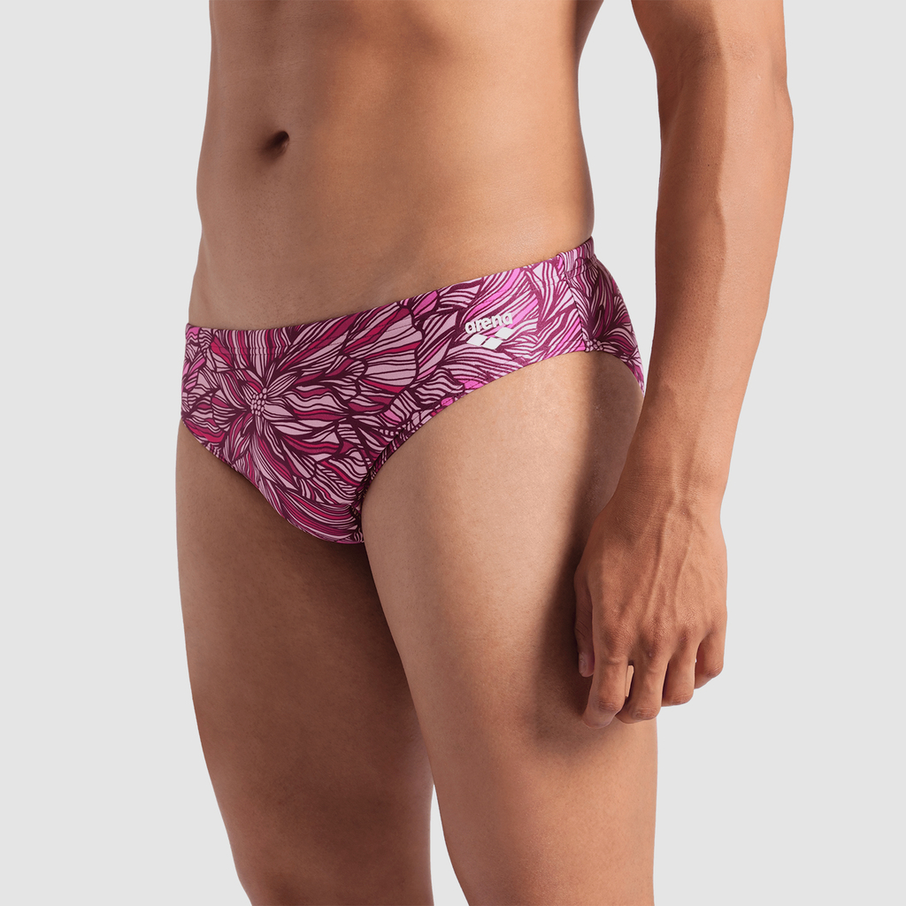 Arena M Arena Pink Dahlia Swim Briefs Swim Slip in PINK