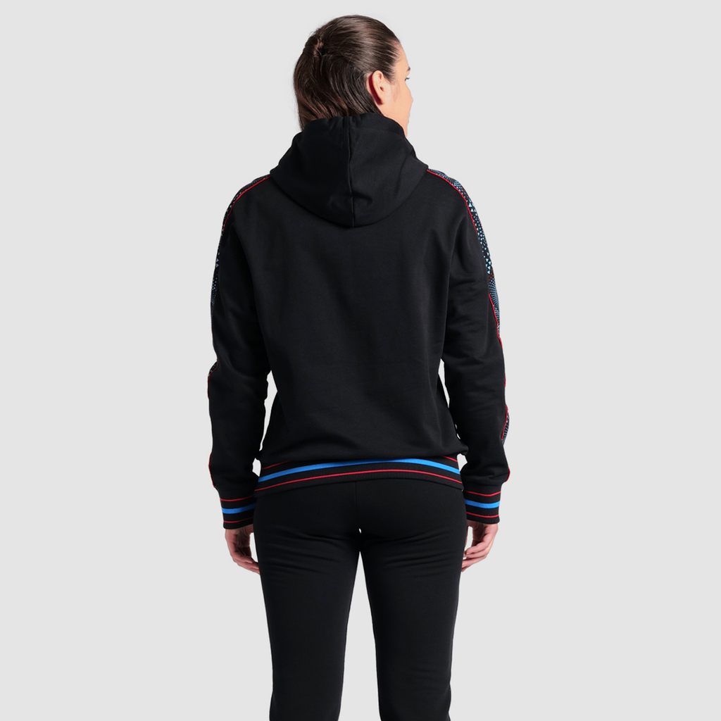 Arena Fireflow Hooded Sweat Inserts Kapuzenpullover black/black multi rueckseite_bild_brandshop