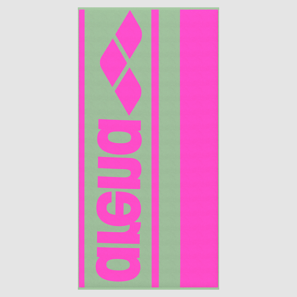Arena Arena Logotype Jacquard Towel Badetuch in GRÜN
