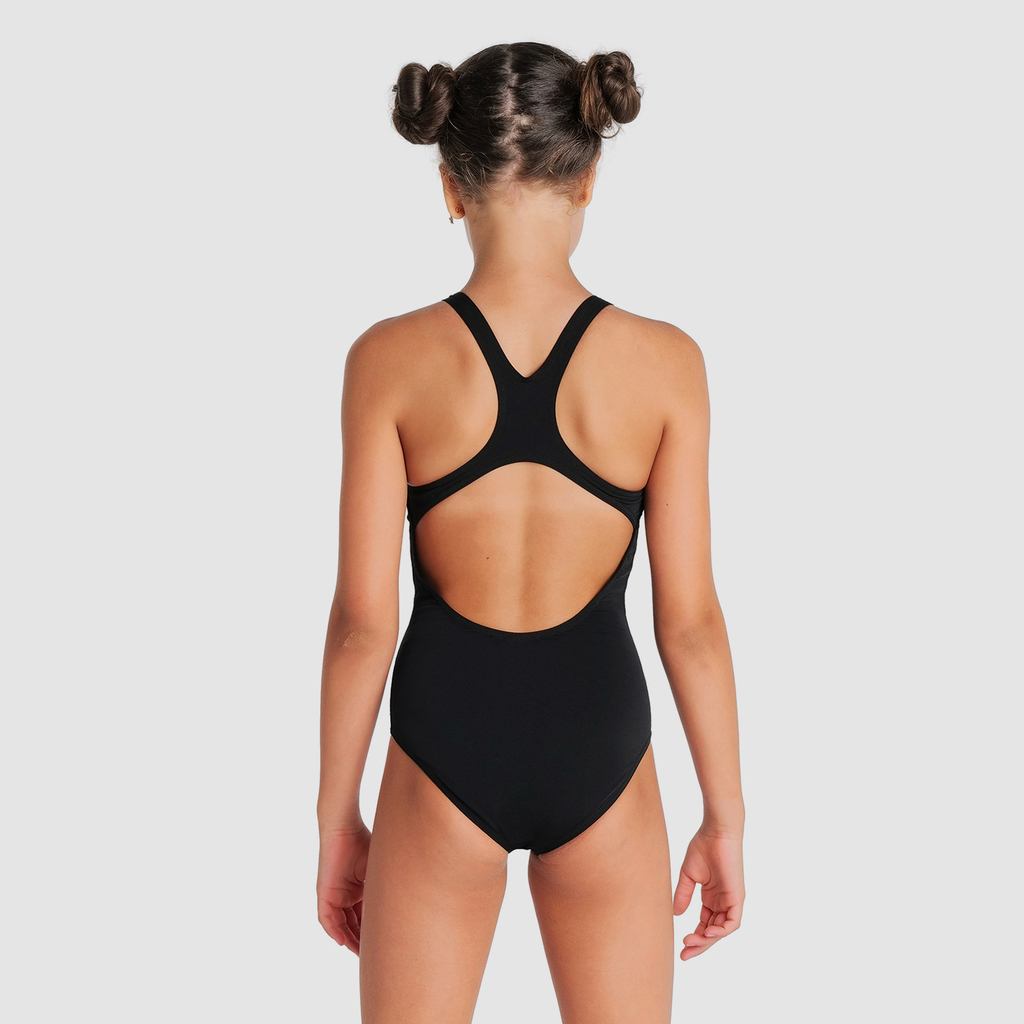 Team Swimsuit Swim Pro Solid Badeanzug black/white rueckseite_bild_brandshop