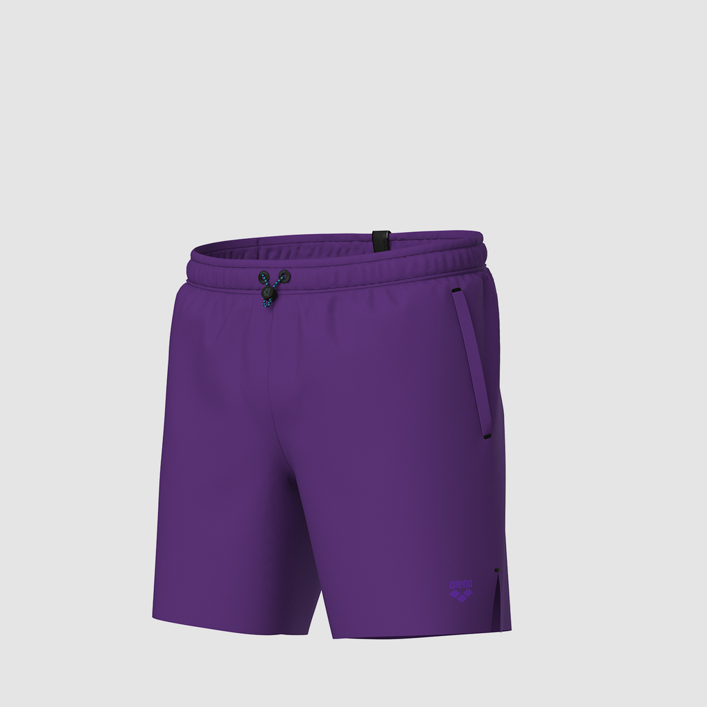 Arena M Arena Evo Beach Boxer Solid Beach Short in VIOLETT