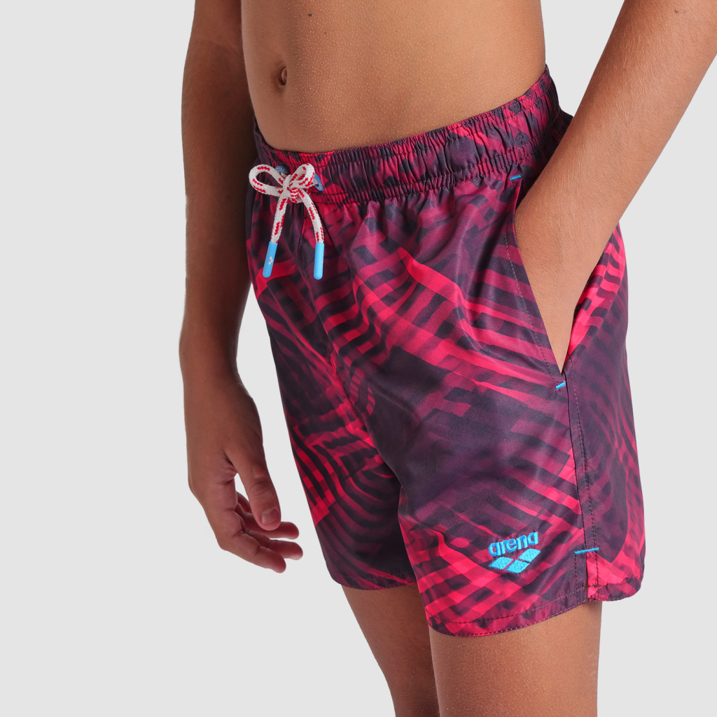 Arena B Beach Boxer Allover Beach Short in VIOLETT