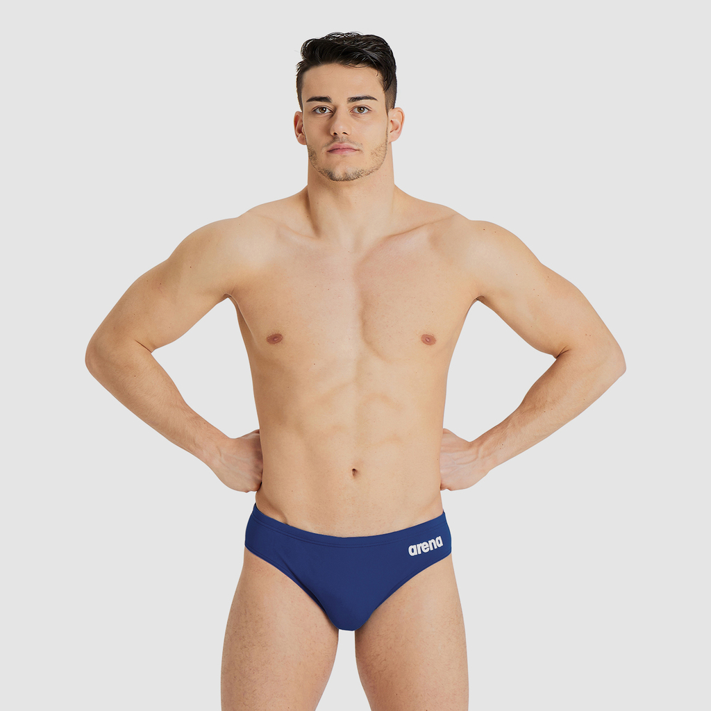 M Team Swim Briefs Solid Swim Slip navy/white Hauptbild_brandshop