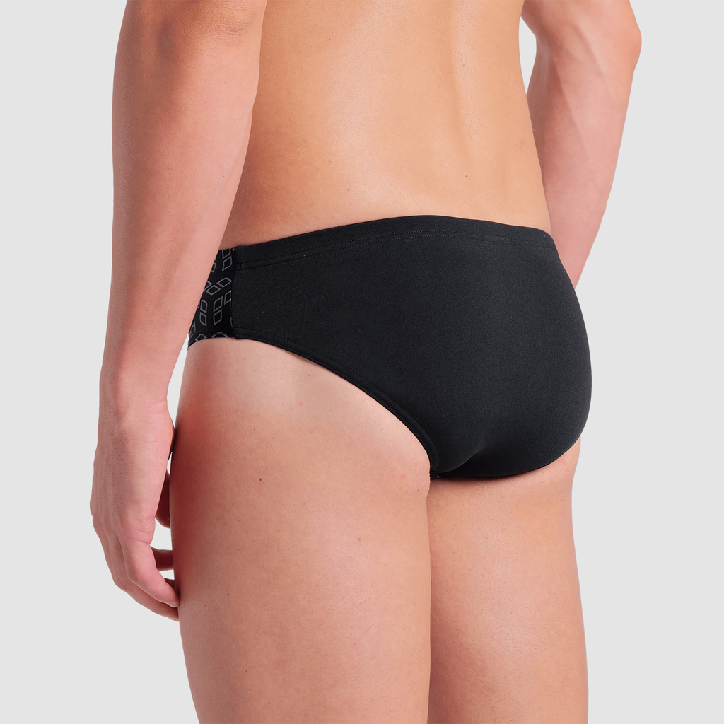 Arena M Arena Monogram Swim Briefs Swim Slip in SCHWARZ