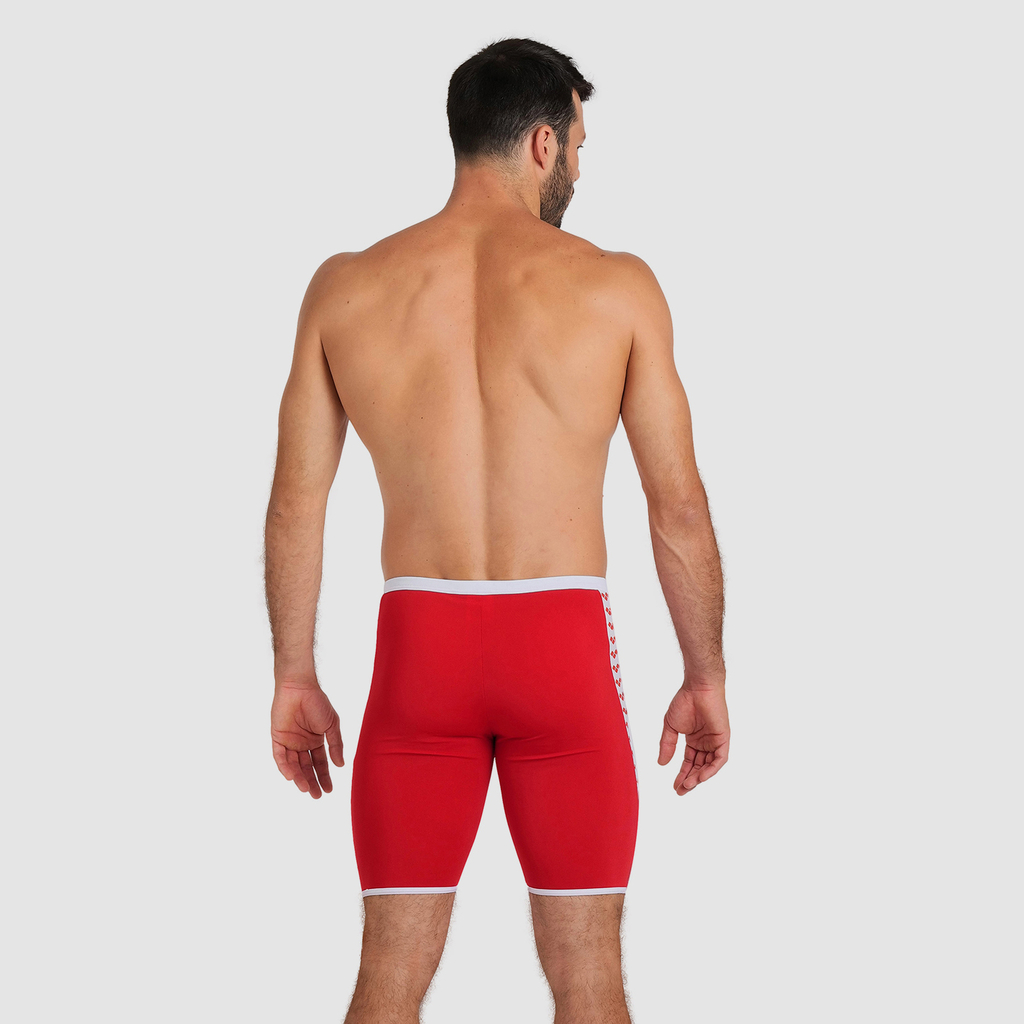 Arena Icons Swim Jammer Solid red/white rueckseite_bild_brandshop