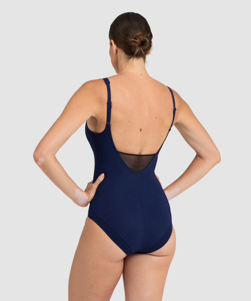 Bodylift Swimsuit Manuela U Back C Cup Badeanzug navy model_bild_back_brandshop