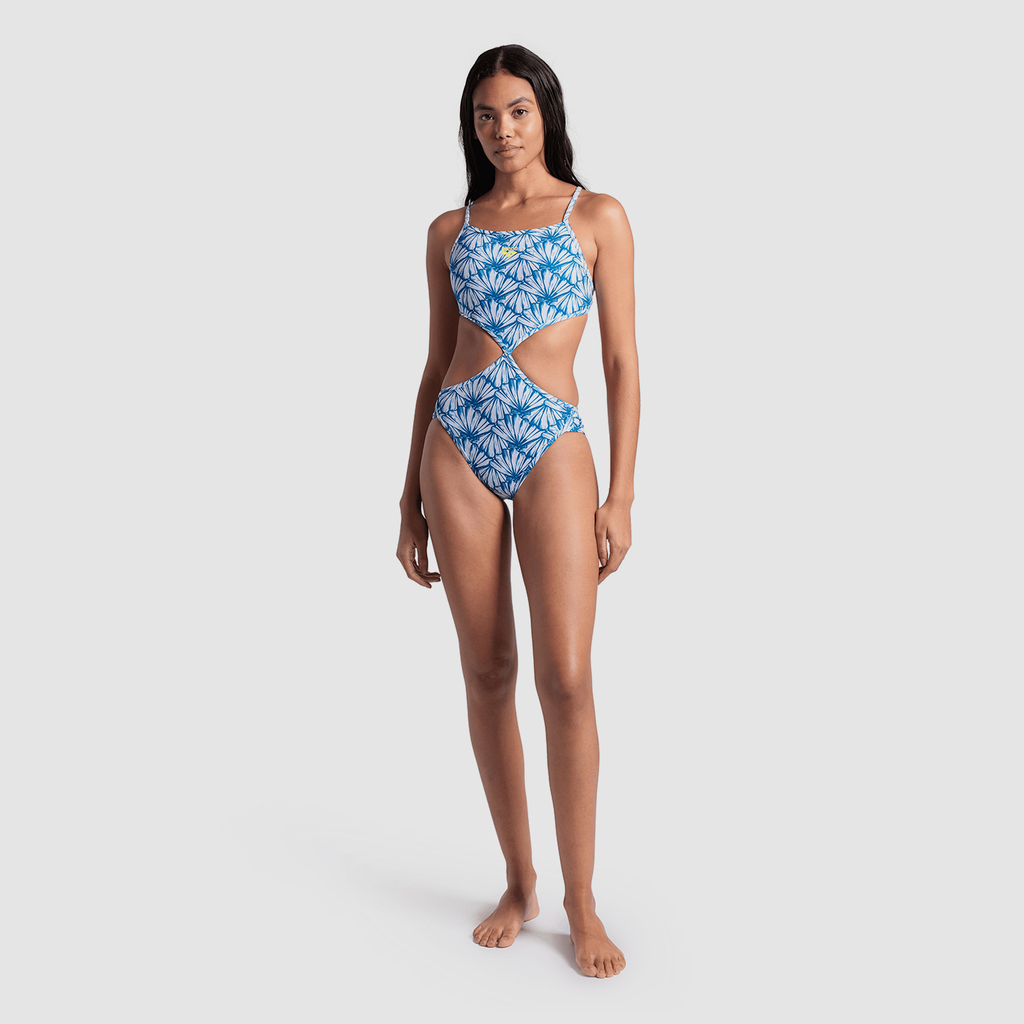 Arena Rule Breaker Swimsuit Twist'N'Mix R Badeanzug in BLAU