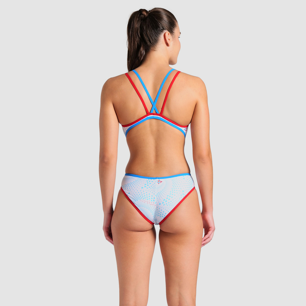 Arena W Arena One Fireflow Swimsuit Double Cross Badeanzug in WEISS