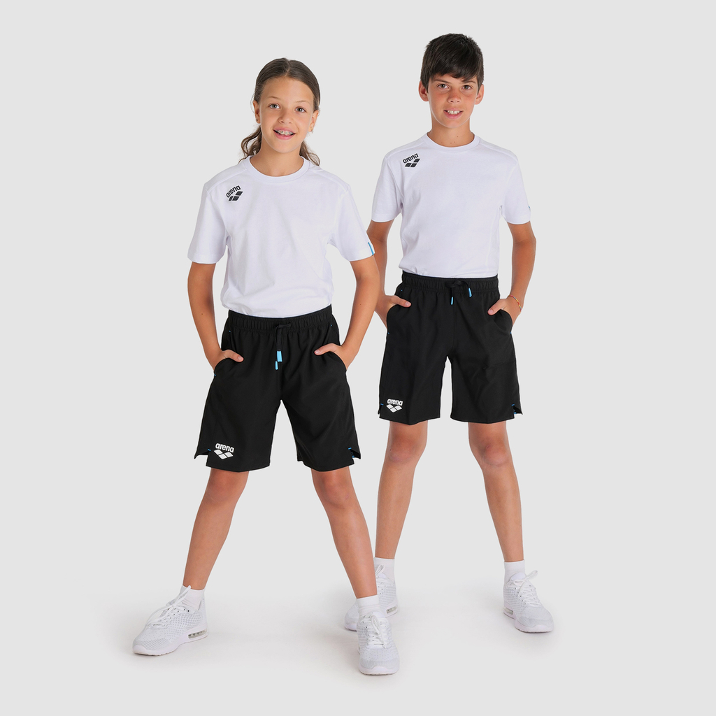 Arena Team Bermuda Panel Short in SCHWARZ