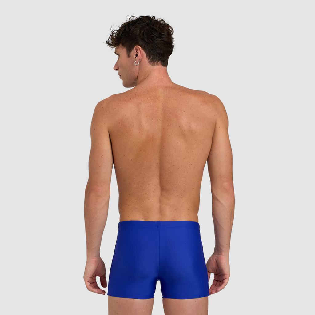 Arena Zip Swim Short neon blue model_bild_back_brandshop