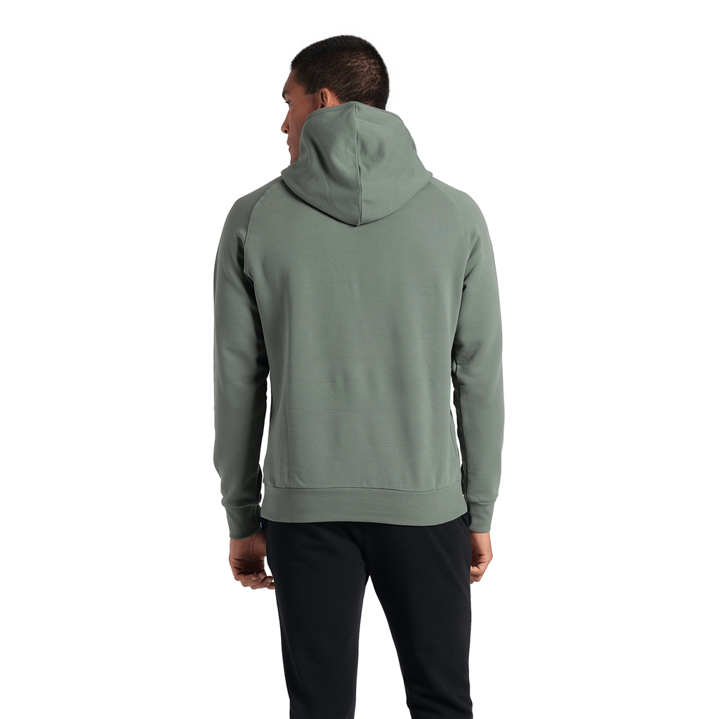 Hooded Sweat Logo Kapuzenpullover sage/sage model_bild_back_brandshop