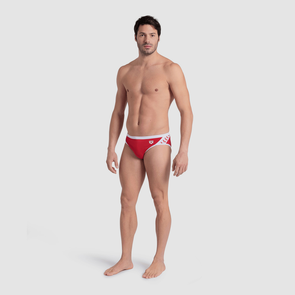 Arena Arena Icons Swim Briefs Solid Swim Slip in ROT