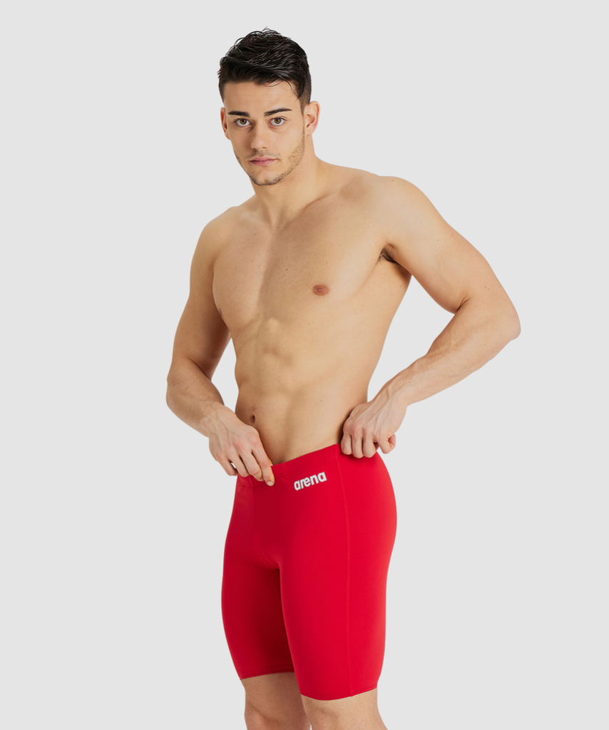 Team Swim Jammer Solid red/white model_bild_brandshop