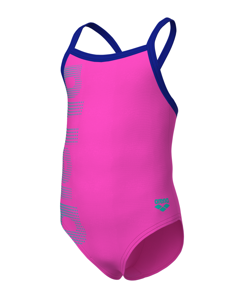Arena Kids G Arena Logo One Piece Badeanzug in PINK