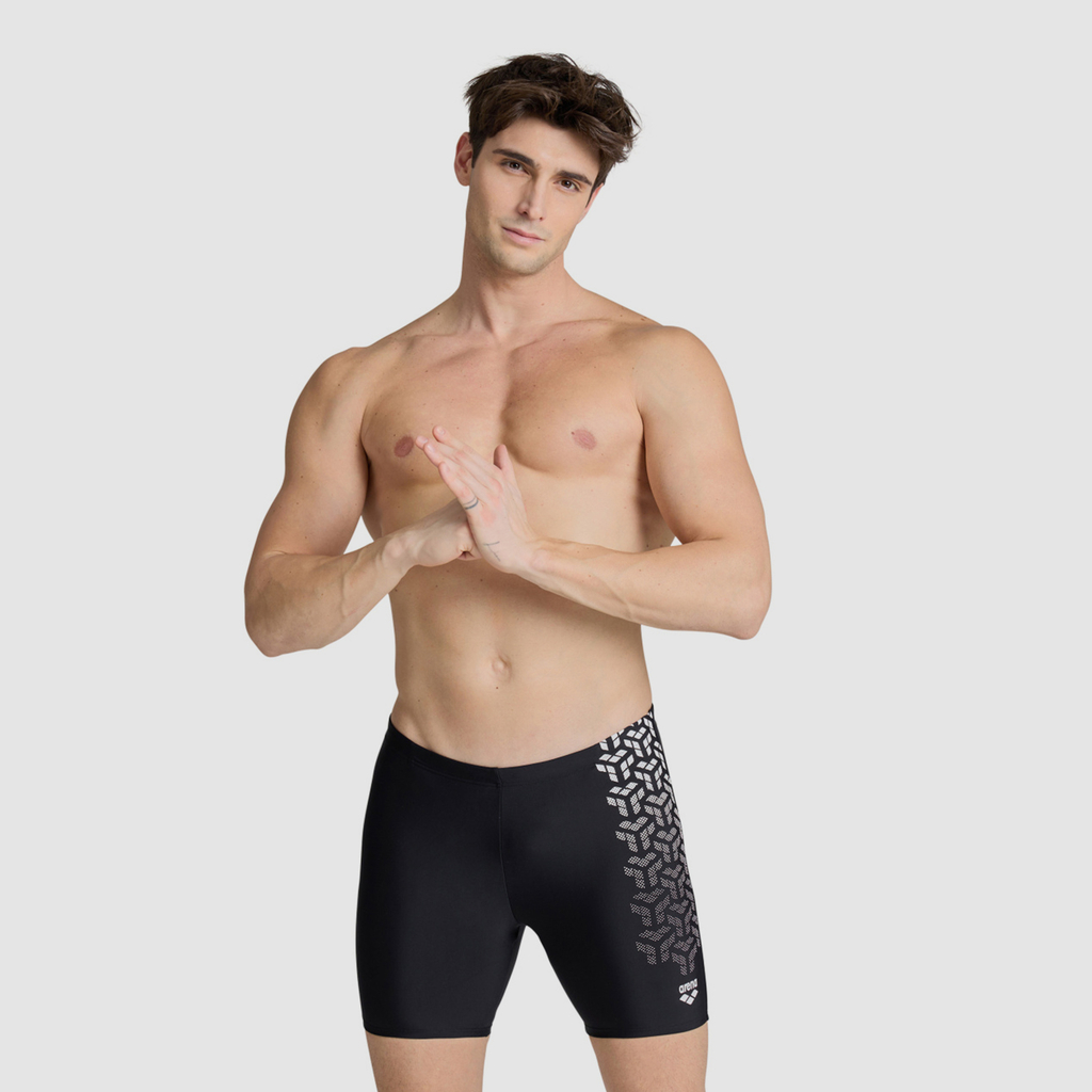 Arena Kikko V Swim Mid Jammer Graphic black/white Hauptbild_brandshop