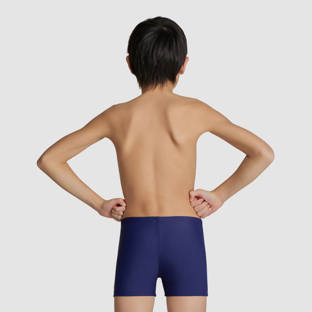 B Swim Short Graphic Swim Short navy/white model_bild_back_brandshop