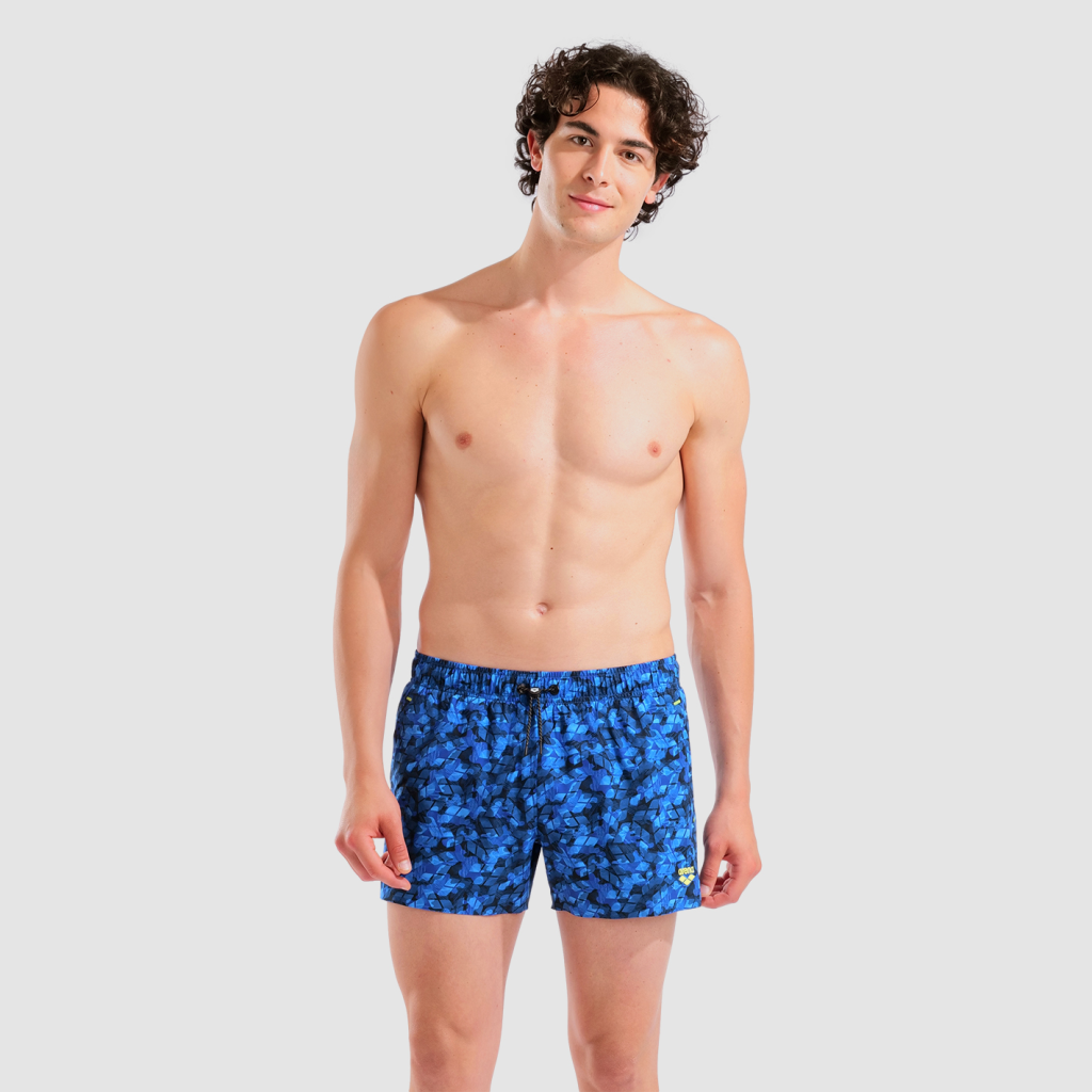 Arena M Arena Evo Beach X-Short Allover Beach Short in BLAU