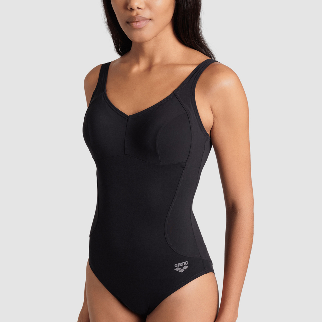 Arena Bodylift Swimsuit Manuela U Back C Cup Badeanzug in SCHWARZ