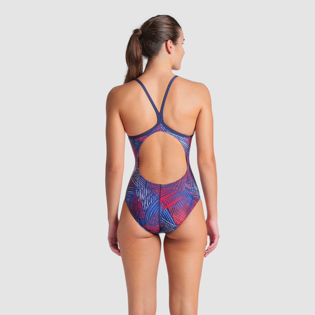 Arena W Arena Team Energy Swimsuit Lightdrop Back Badeanzug in BLAU
