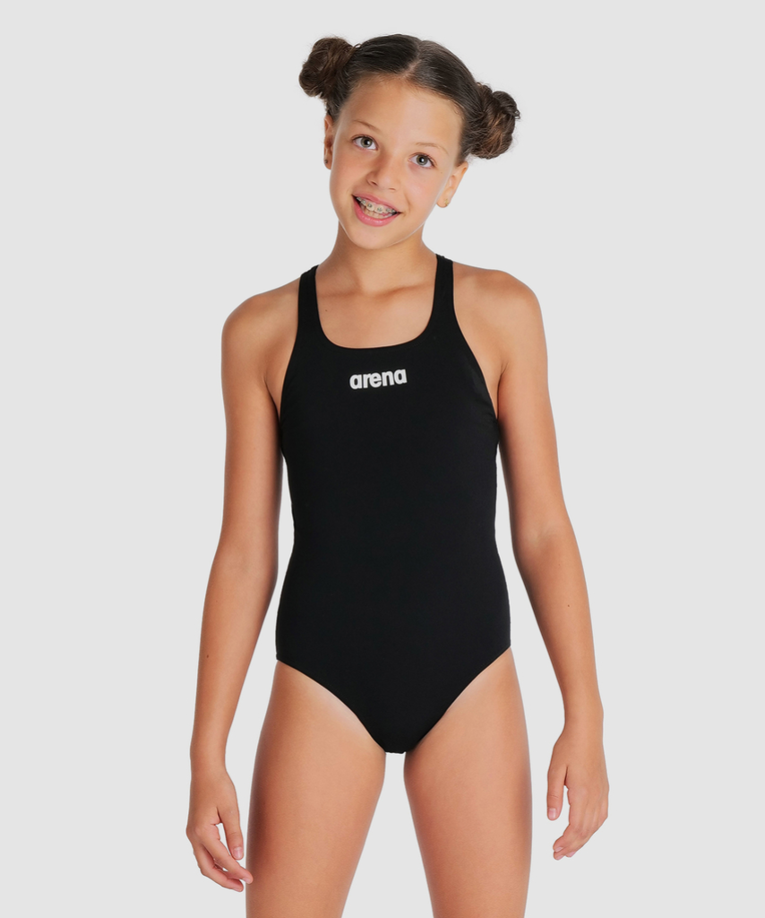 Team Swimsuit Swim Pro Solid Badeanzug black/white model_bild_brandshop