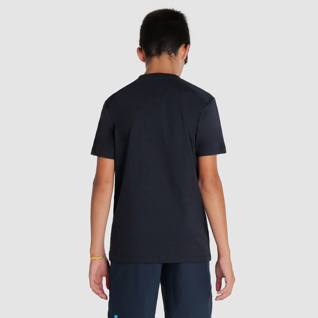 Team T-Shirt Panel navy model_bild_back_brandshop