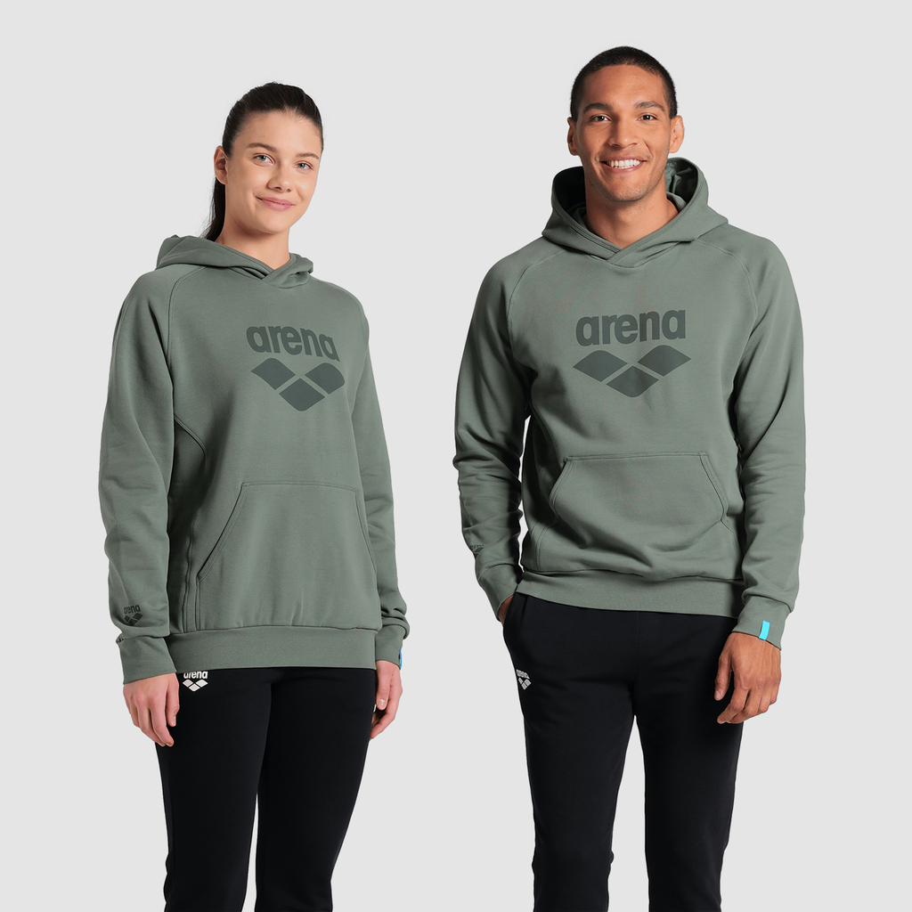 Arena Hooded Sweat Logo Kapuzenpullover in GRÜN