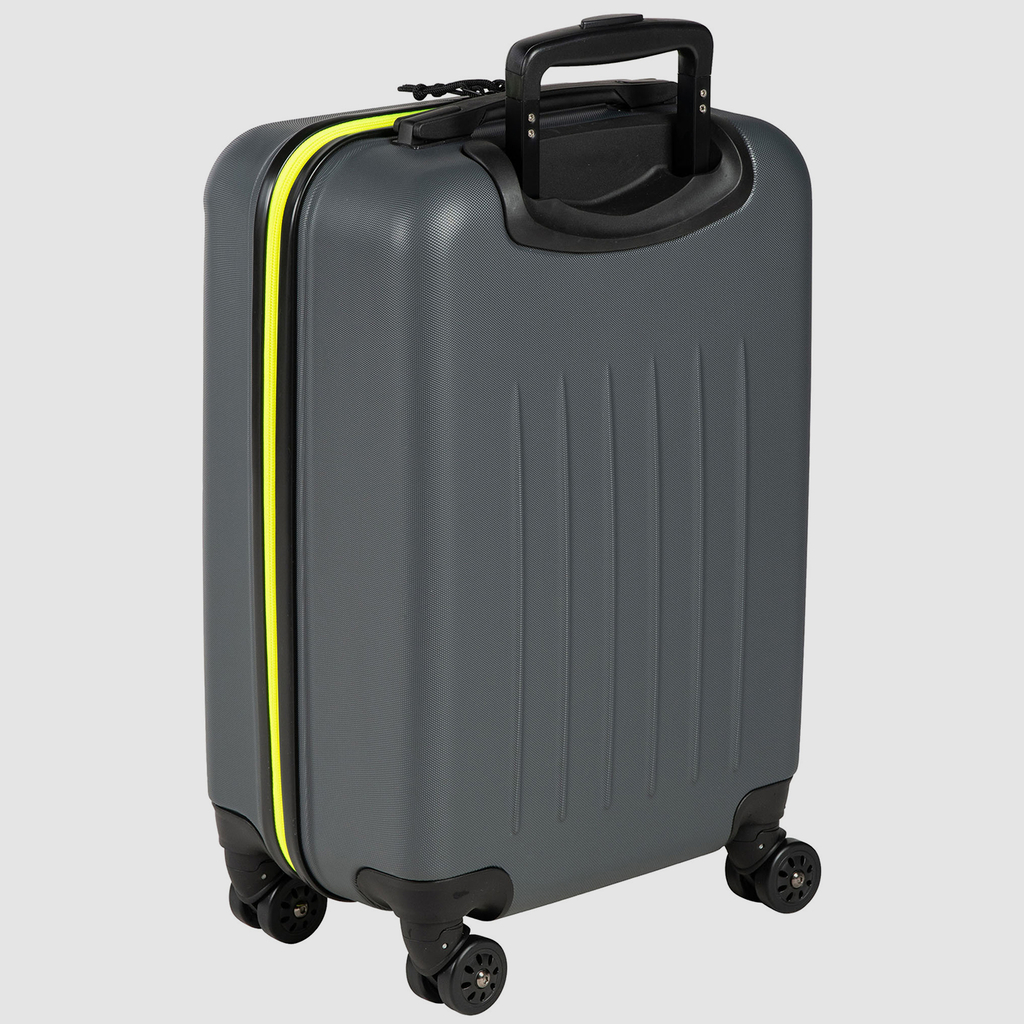 Hard Shell Cabin Trolley dark smoke/neon yellow rueckseite_bild_brandshop