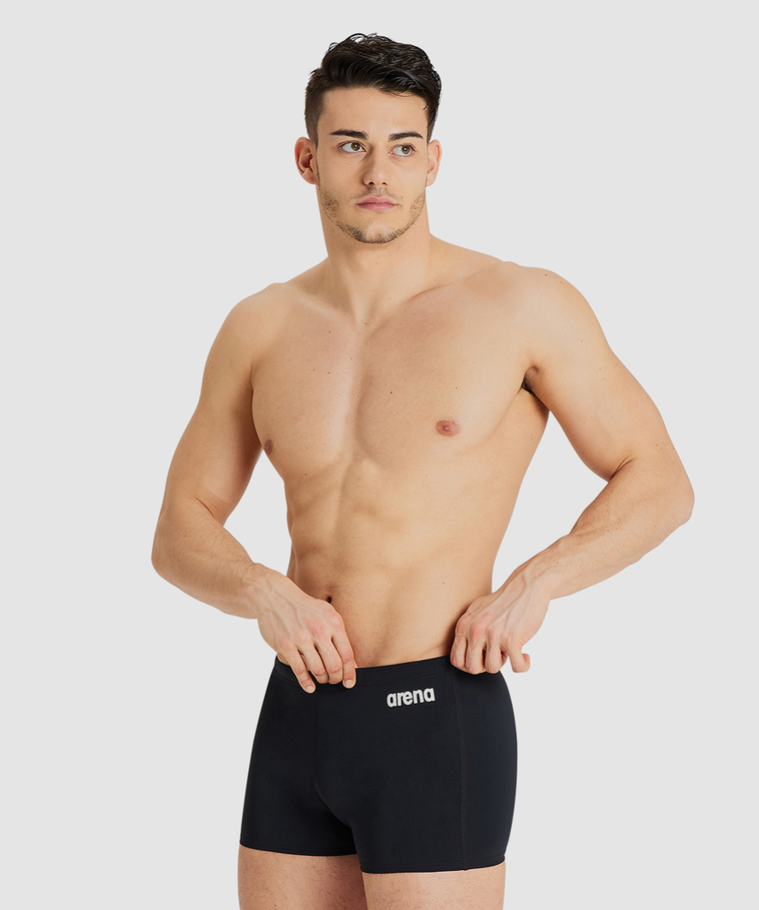 Team Swim Short Solid black/white model_bild_brandshop