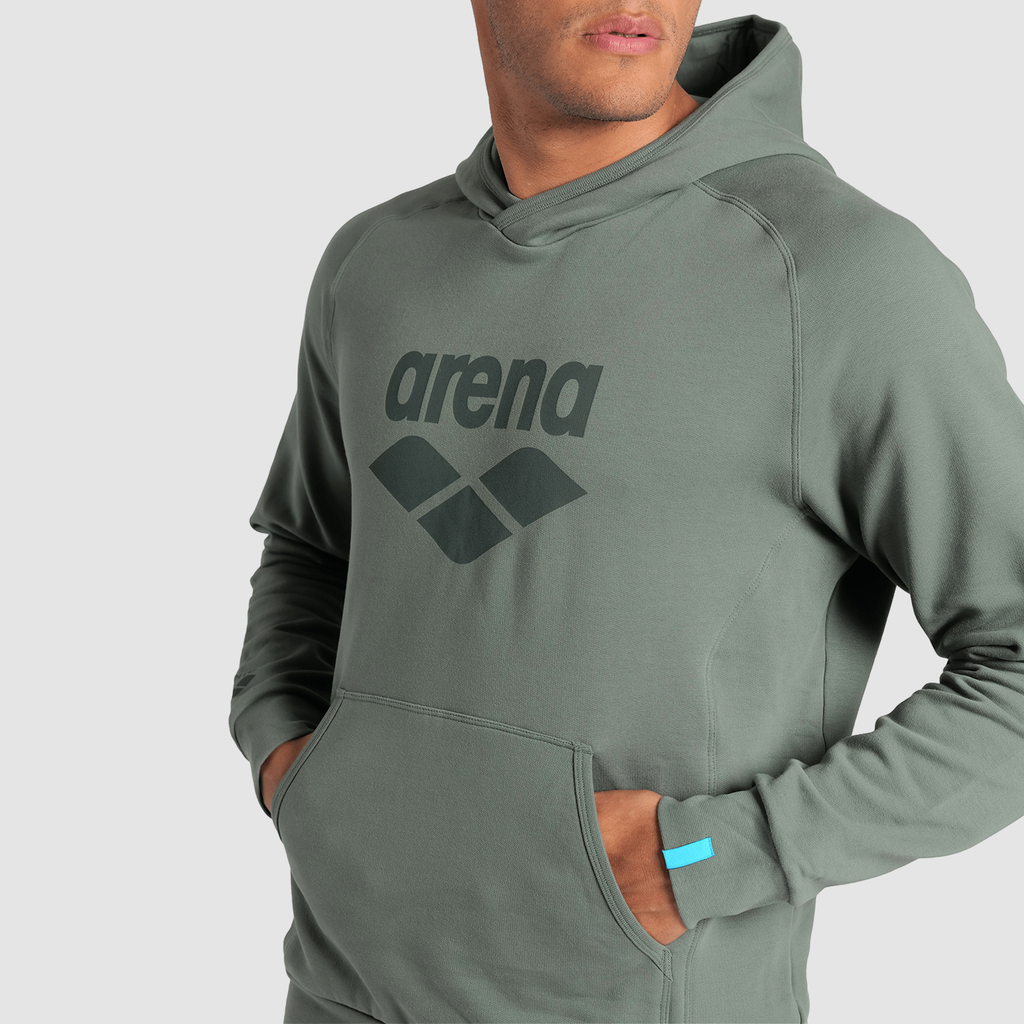 Arena Hooded Sweat Logo Kapuzenpullover in GRÜN