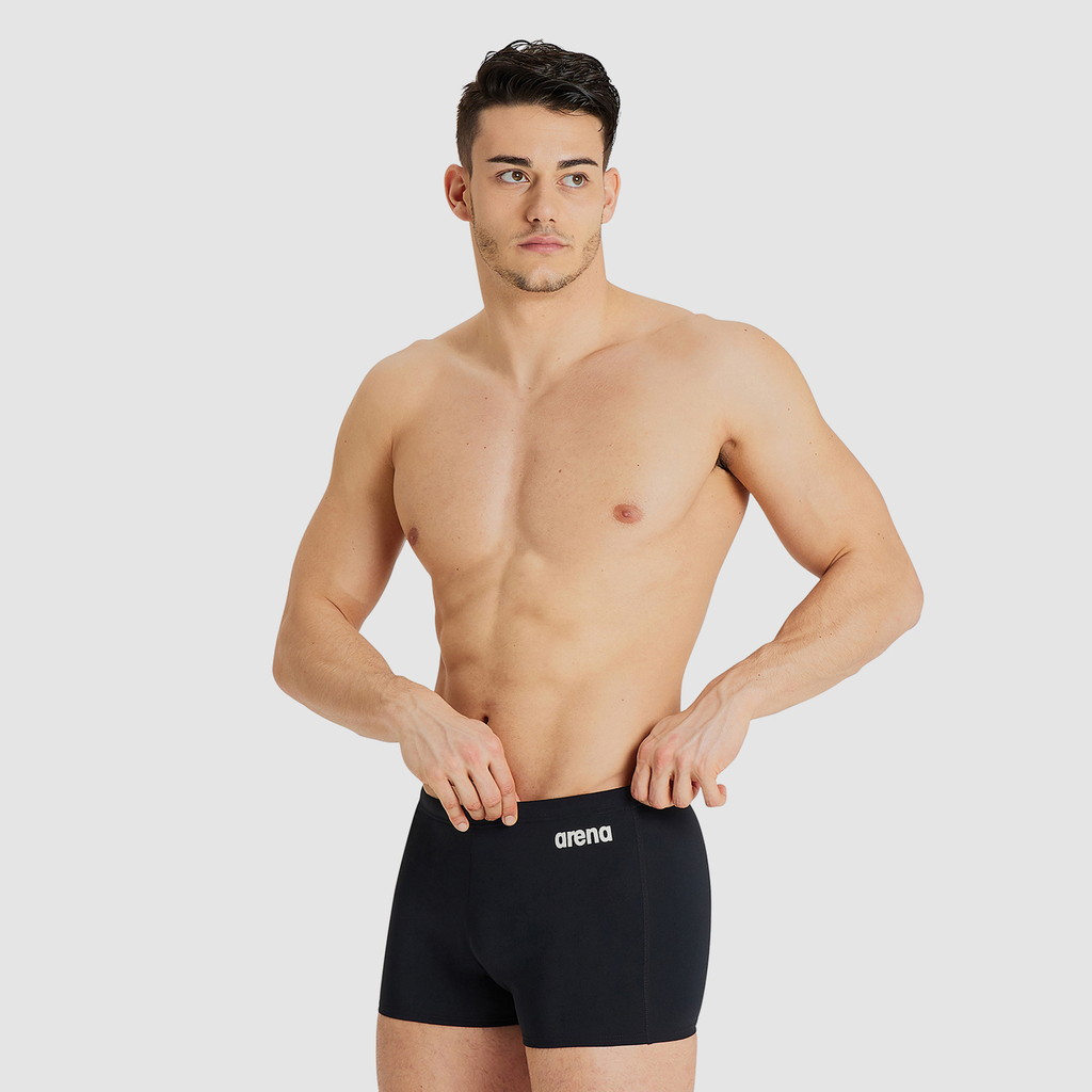 Team Swim Short Solid black/white Hauptbild_brandshop