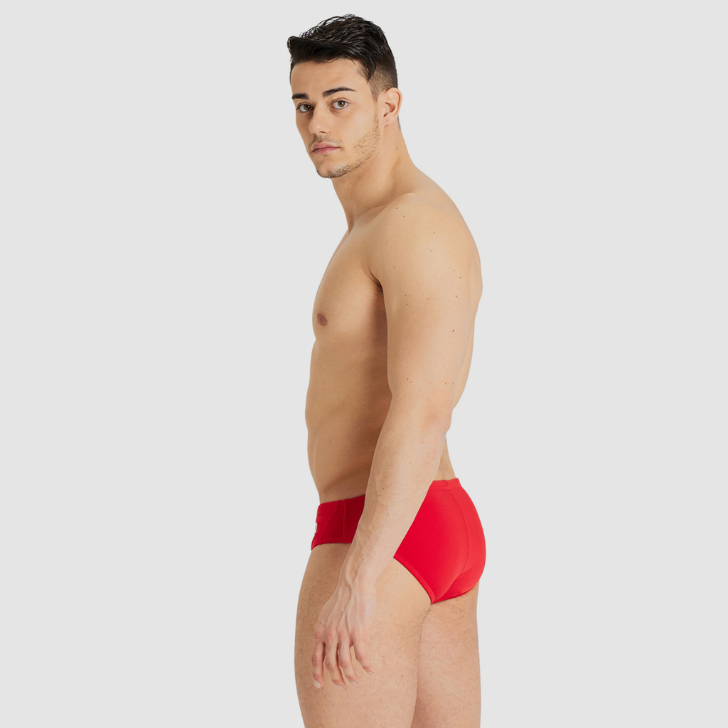 Arena Team Swim Briefs Waterpolo Solid Swim Slip in ROT