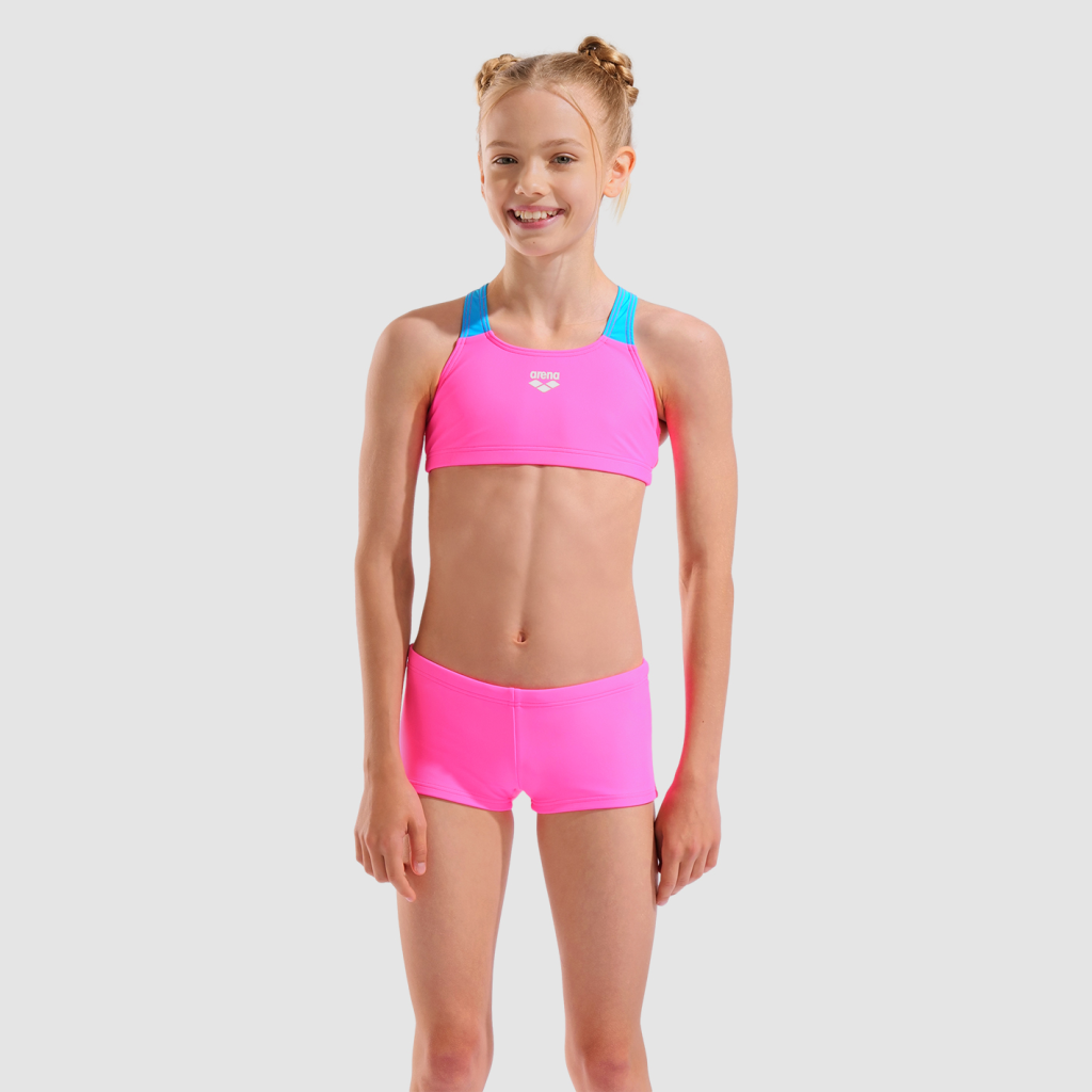 Arena G Arena Bikini Solid L Bikini Set in PINK