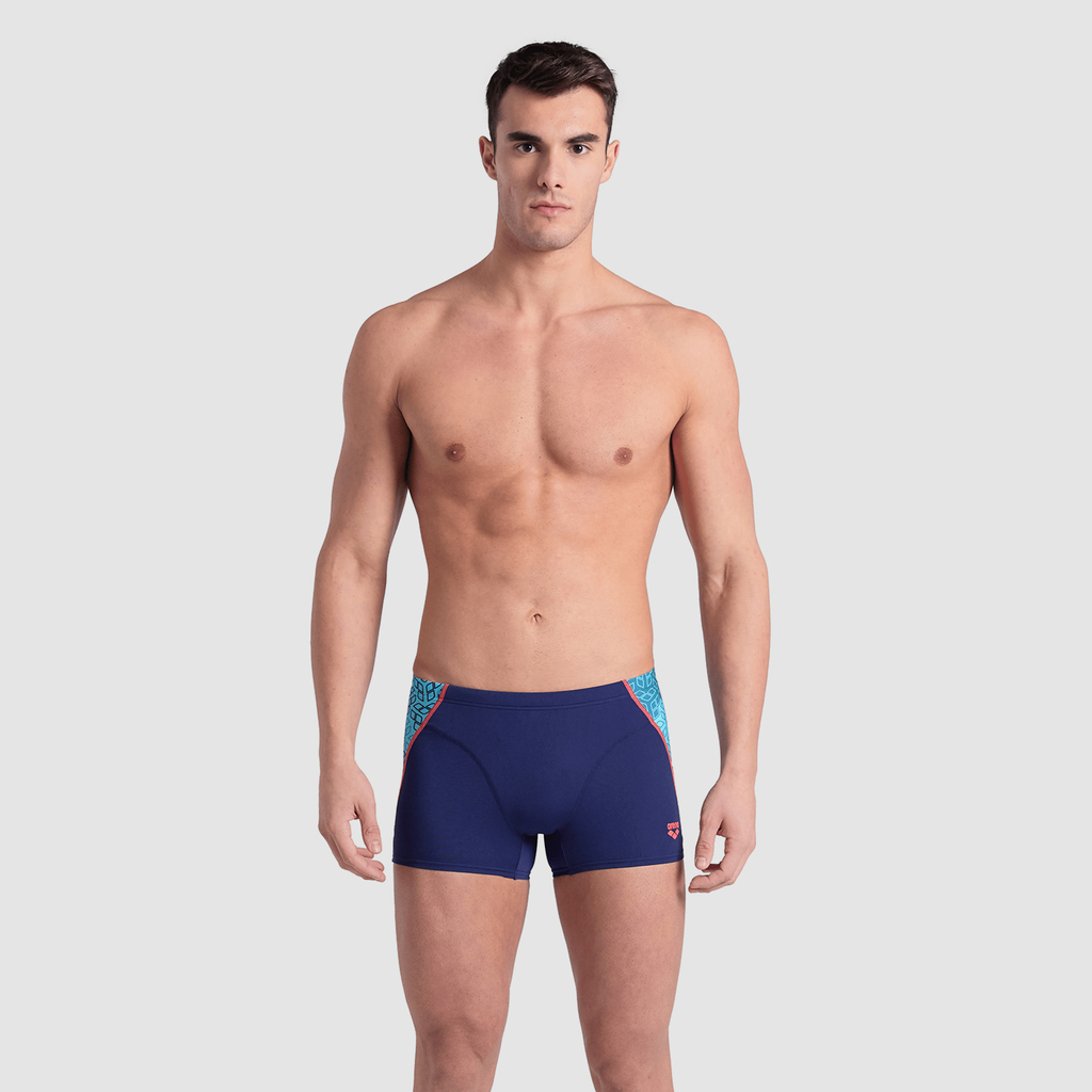 M Arena Camo Kikko Swim Short Swim Short navy/water multi Hauptbild_brandshop