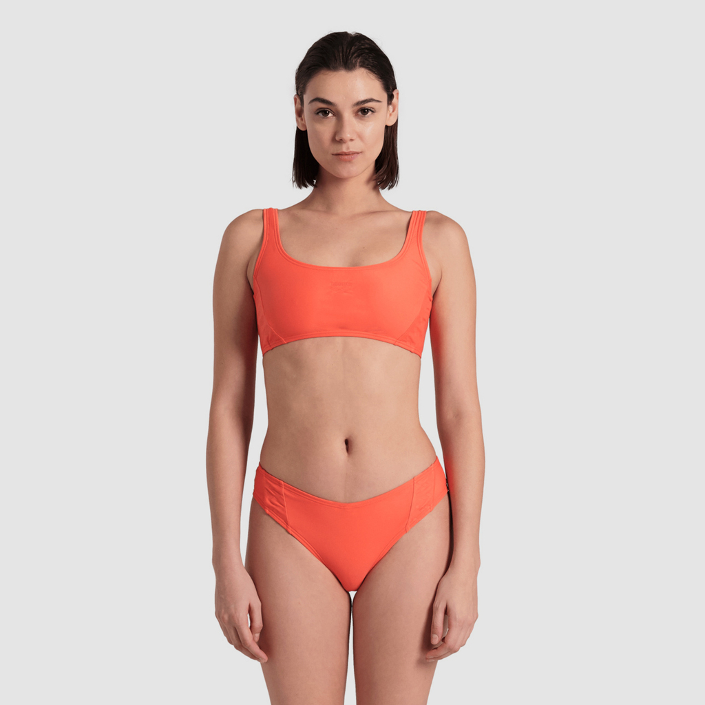 W Arena Team Stripe Bikini Bralette Bikini Set calypso coral Hauptbild_brandshop