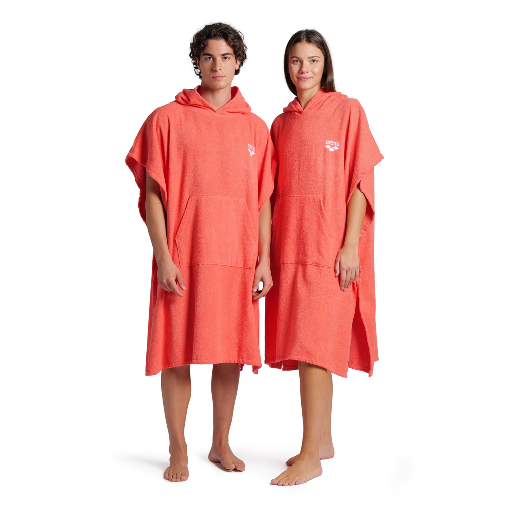Arena Arena Cotton Poncho in ROT