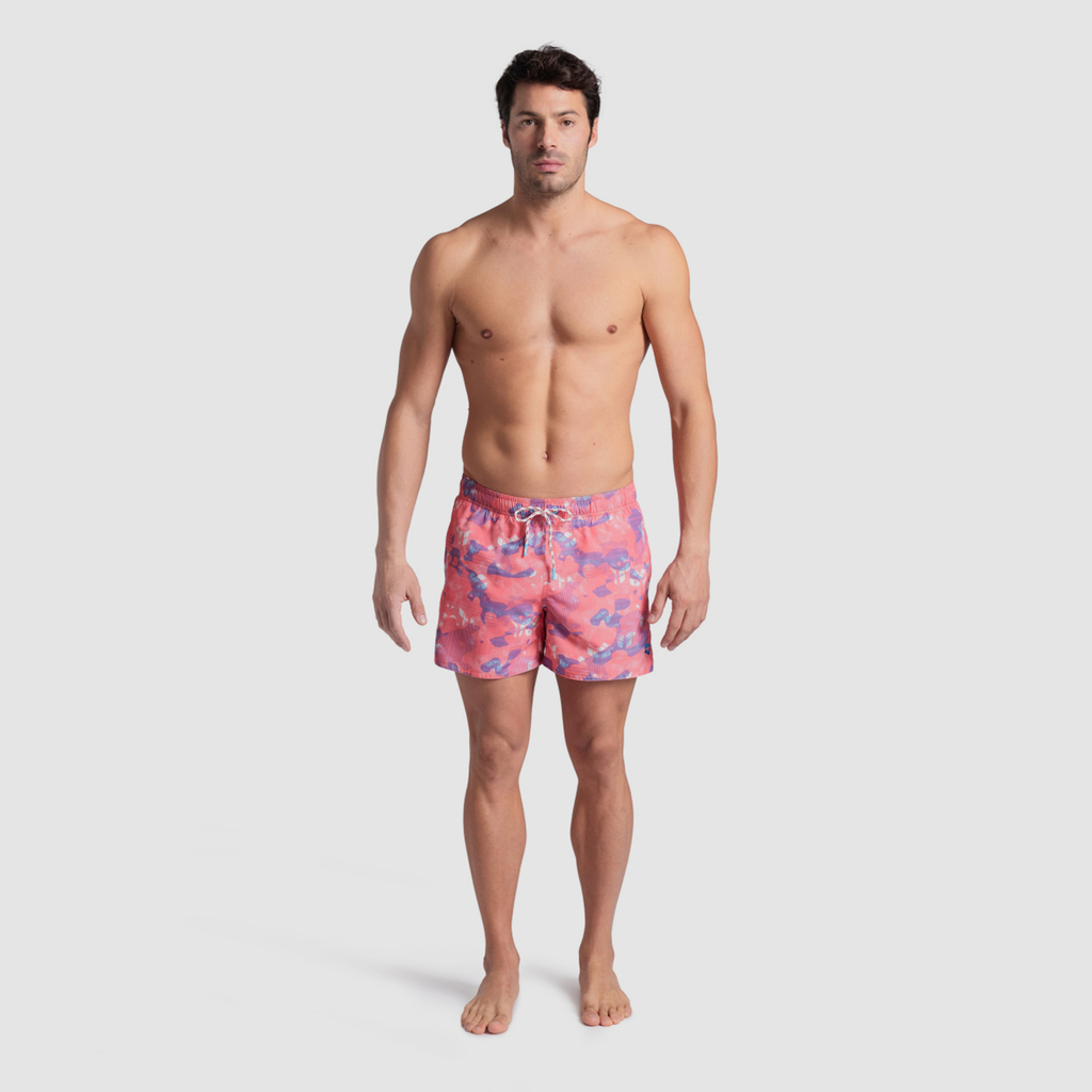 Arena M Beach Short Allover Beach Short in PINK