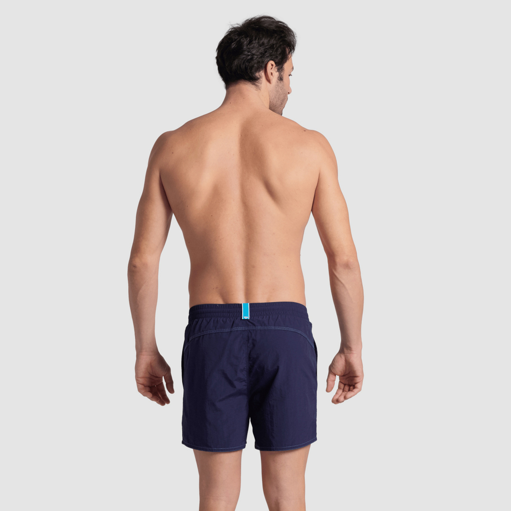 Bywayx R Beach Short navy/turquoise model_bild_back_brandshop