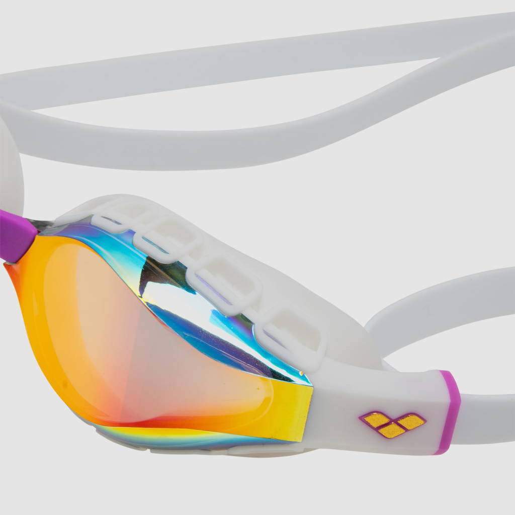 Arena Air Sonic Mirror Wettkampfschwimmbrille in WEISS