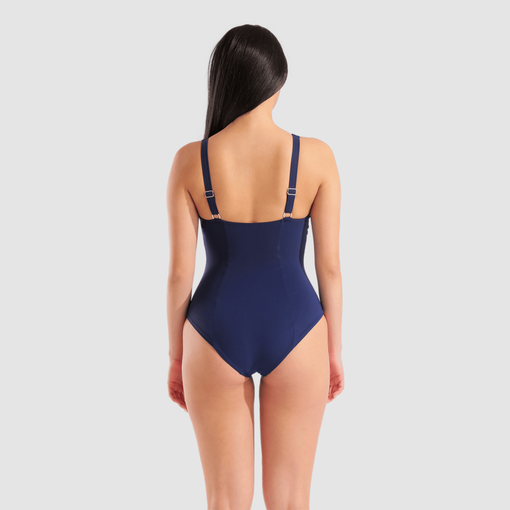 Arena W Arena Swimsuit Ludovica Soft Curve Back Badeanzug in BLAU