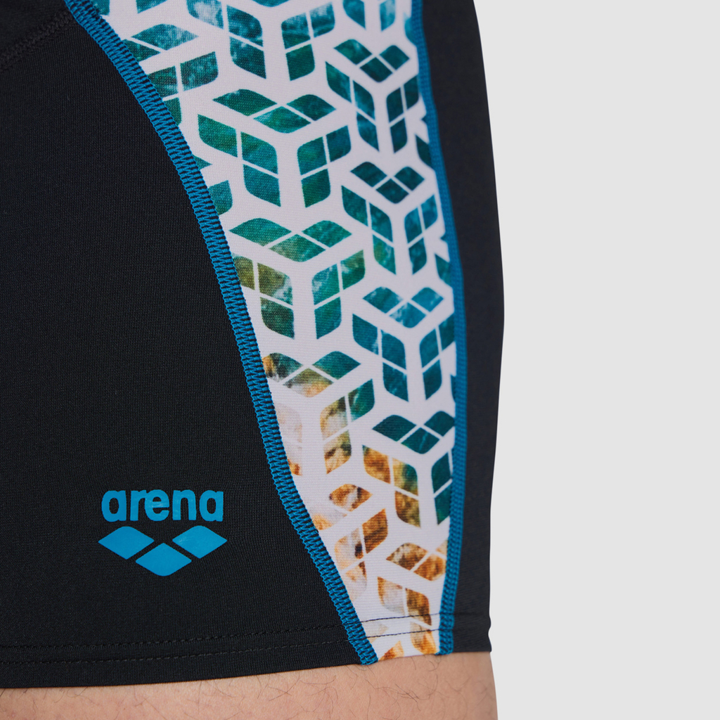 Arena Arena Planet Water Swim Short in SCHWARZ