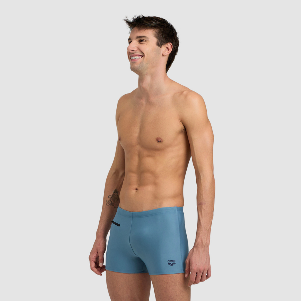 Arena Zip Swim Short stone grey Hauptbild_brandshop