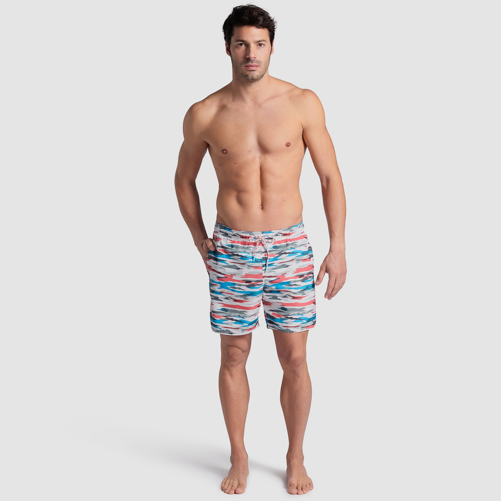 Arena M Beach Boxer Allover Beach Short in MEHRFARBIG