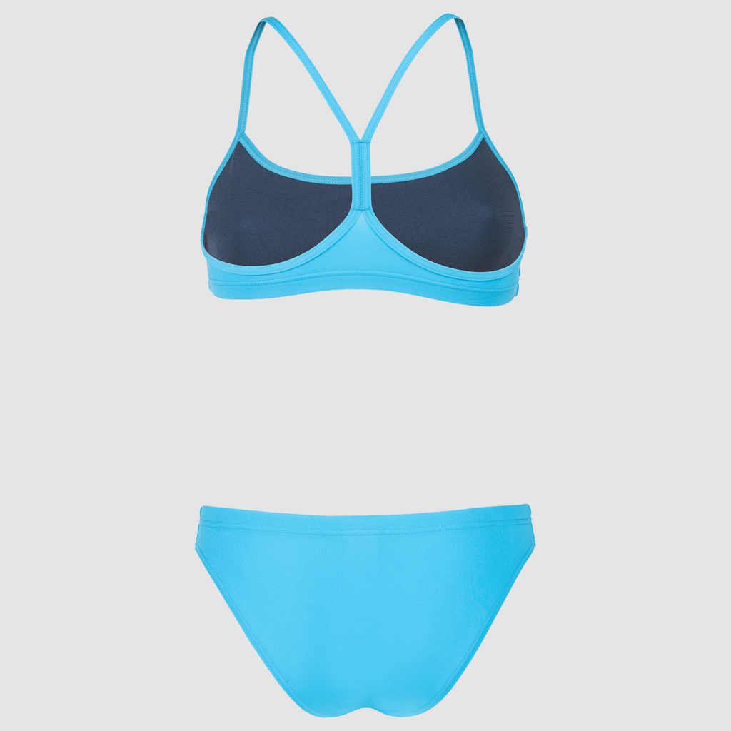 Arena W Arena Bikini Bandeau Solid Bikini Set in BLAU