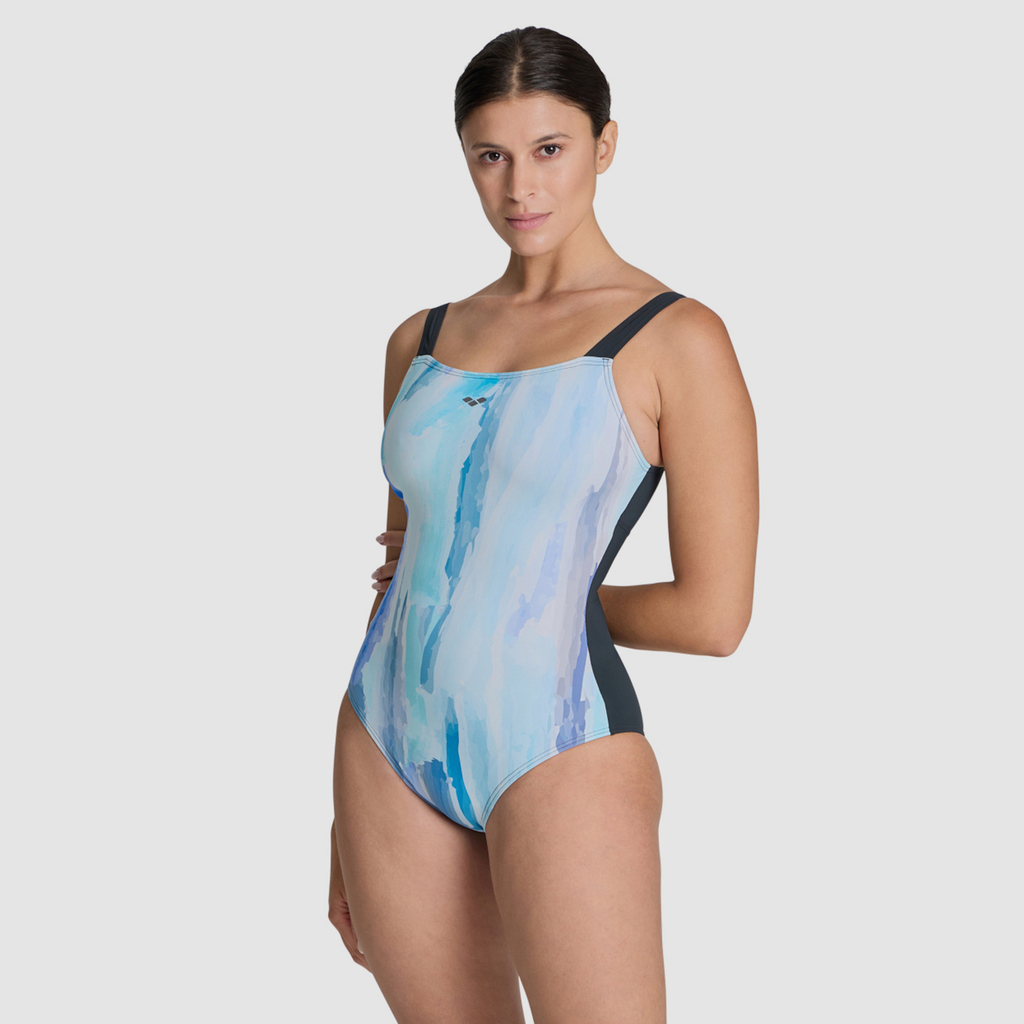 Bodylift Simona Swimsuit Wing Back Cup Badeanzug night grey/white multi Hauptbild_brandshop